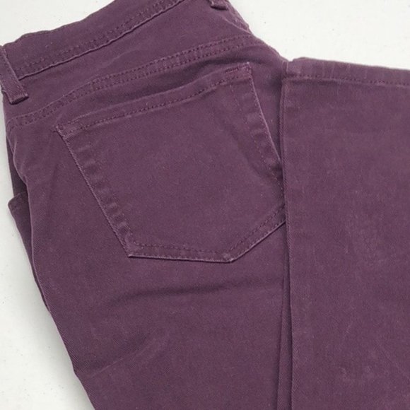 LIKE NEW GLORIA VANDERBILT HIGH RISE PURPLE DRESS JEANS 10/30x28 ⭐ - Picture 11 of 12